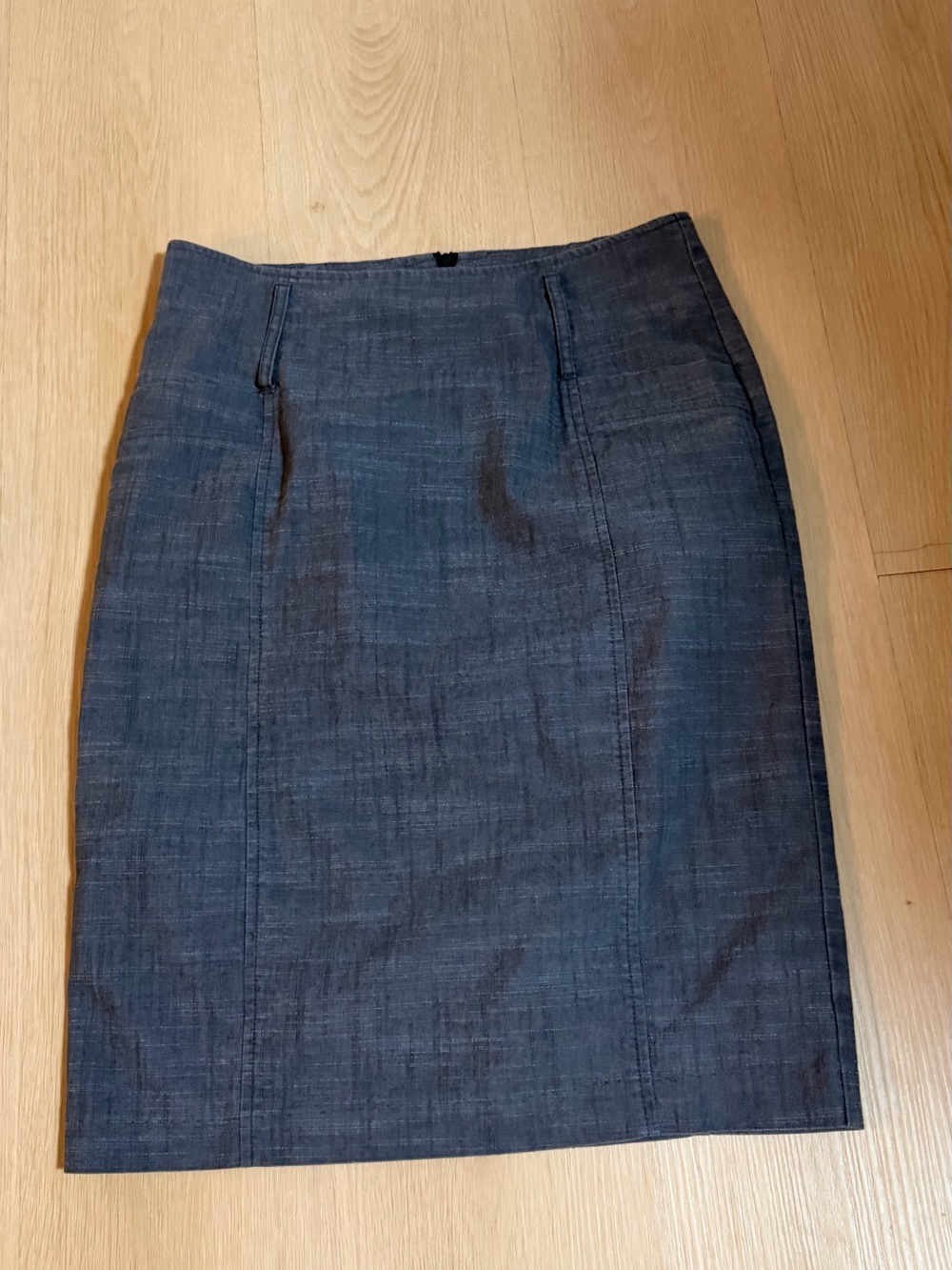Tracy Evans Navy Textured Pencil Skirt